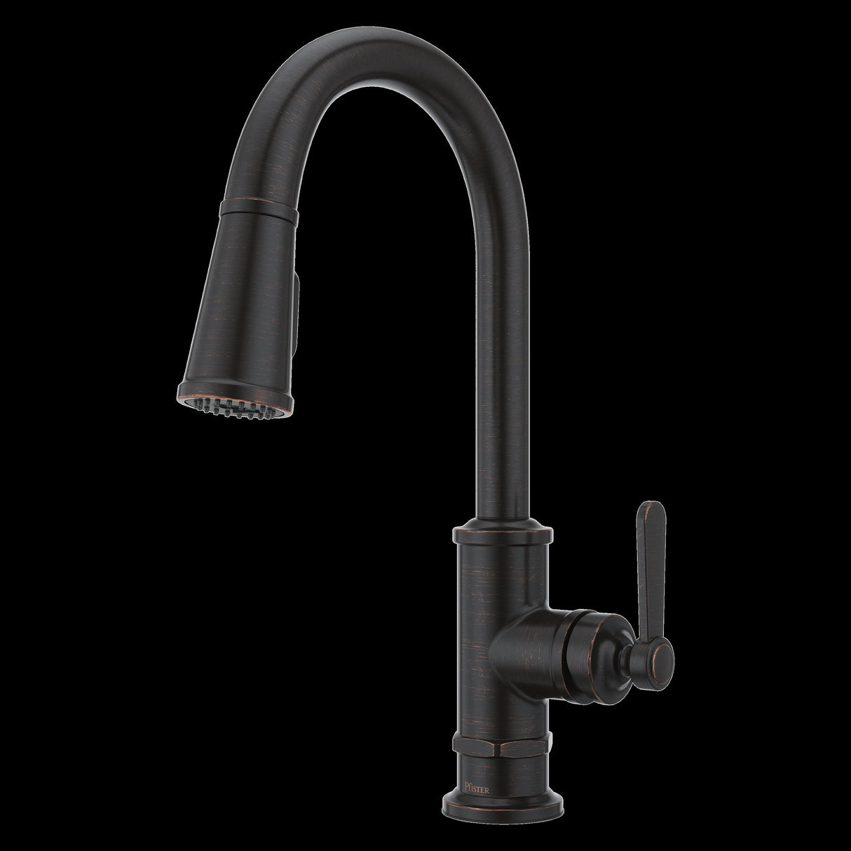 Port Haven 1-Handle Pull-Down Kitchen Faucet in Tuscan Bronze