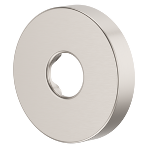 Modern Round Shower Arm Flange in Brushed Nickel