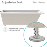 Voltaire 72" x 36" Reversible Drain Drop-In Bathtub