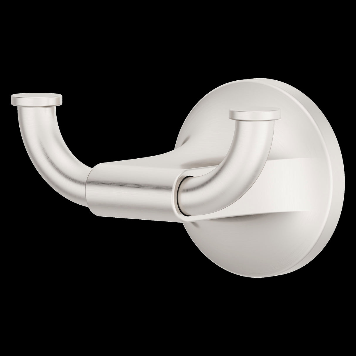 Pfirst Modern Robe Hook in Spot Defense Brushed Nickel