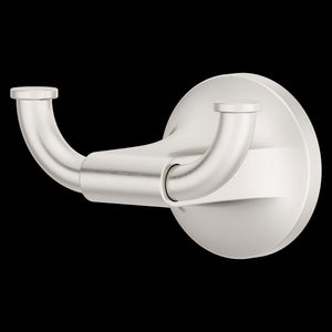 Pfirst Modern Robe Hook in Spot Defense Brushed Nickel