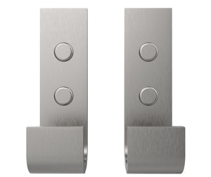 Swanstone Odile Suite Hook in Brushed Chrome - Pack of 2 HK10045083.201