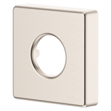 Modern Square Shower Arm Flange in Brushed Nickel