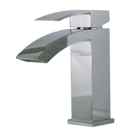 DAX Brass Single Handle Waterfall Bathroom Faucet, Chrome DAX-6690A-CR
