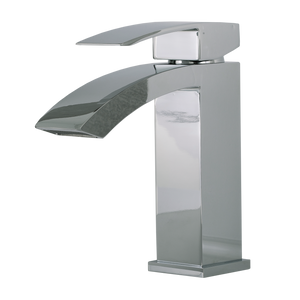 DAX Brass Single Handle Waterfall Bathroom Faucet, Chrome DAX-6690A-CR