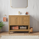 Chateau 36" Bathroom Vanity in Natural Oak