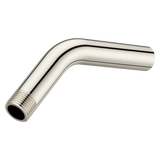 Universal 6 in. Curved Shower Arm in Polished Nickel