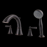 Saxton Roman Tub Trim Kit w/Handshower in Tuscan Bronze