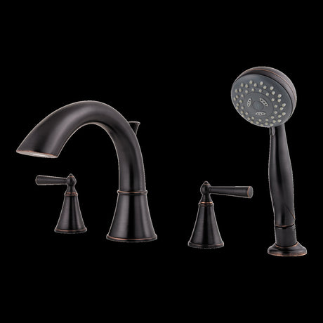 Saxton Roman Tub Trim Kit w/Handshower in Tuscan Bronze