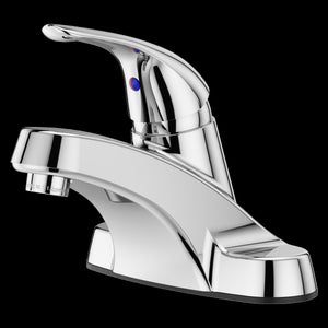 Pfirst Series Single Control 4" Centerset Bathroom Faucet in Polished Chrome