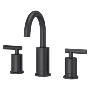 Contempra 8" Widespread Bathroom Faucet in Matte Black