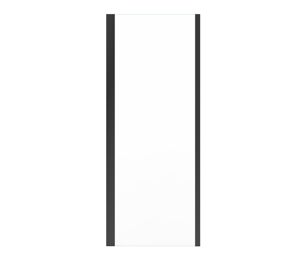 MAAX 135328-900-340-000 Uptown Return Panel for 36 in. Base with Clear glass in Matte Black