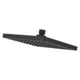 Modern Square 8 in. Raincan Showerhead in Matte Black