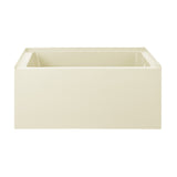 Voltaire 48" X 32" Right-Hand Drain Alcove Bathtub with Apron in Bisque