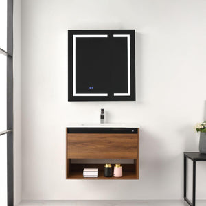 Blossom Bergen 30" Vanity with Dual LED Illumination - Adjustable Lighting and Sleek Storage Design