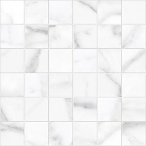 Anatolia Tile 2X2 La Marca Statuario Honed 36 Piece Mosaics. 1 Sheet = .96 Sf. 4501-0374-0 (68-475) Statuario Nuovo 2x2 Honed - premium natural stone mosaic tile from Anatolia Tile, available at PoshHaus showroom in Keene, NH