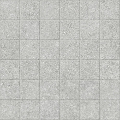Anatolia Tile 2X2 Mjork Color Body Porcelain Ash 36 Piece Matte Mosaic 4501-0383-0 1 Sheet = .96 Sq. Ft.  - premium natural stone mosaic tile from Anatolia Tile, available at PoshHaus showroom in Keene, NH
