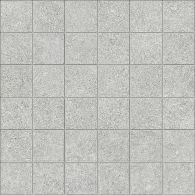 Anatolia Tile 2X2 Mjork Color Body Porcelain Ash 36 Piece Matte Mosaic 4501-0383-0 1 Sheet = .96 Sq. Ft.  - premium natural stone mosaic tile from Anatolia Tile, available at PoshHaus showroom in Keene, NH