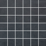 Anatolia Tile 2X2 Matte Black Cinq 36 Piece Ceramic Mosaics. 1 Sheet = 1.16 Sq. Ft. 4001-0006-0 (46-192) Black 2x2 - premium natural stone mosaic tile from Anatolia Tile, available at PoshHaus showroom in Keene, NH