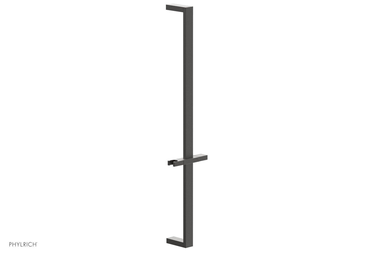 Phylrich 3-502-10B 27" Flat Adjustable Slide Bar with Hand Shower Hook 3-502 - Oil Rubbed Bronze