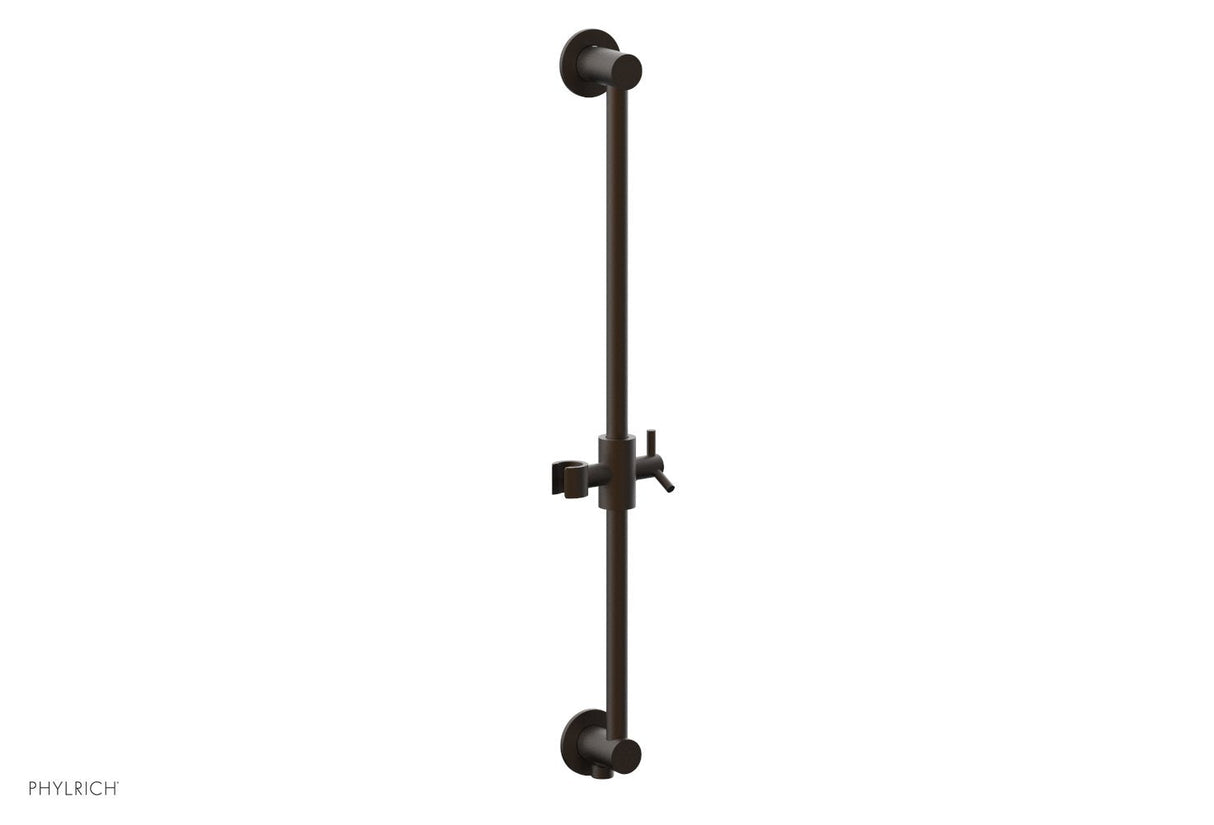 Phylrich 3-559-10B 24" Integrated Slide Bar with built in Hose Outlet 3-559 - Oil Rubbed Bronze