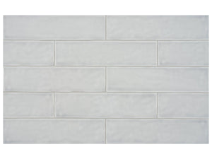 Anatolia Tile 3X12 Teramoda Silver Glossy 4000-0245-0 Silver - premium natural stone mosaic tile from Anatolia Tile, available at PoshHaus showroom in Keene, NH