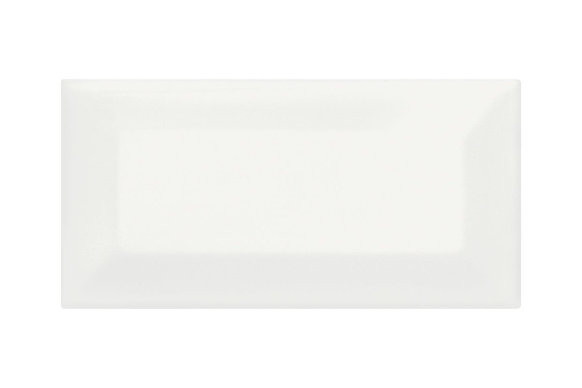 Anatolia Tile 3 X 6 Soho Canvas White Beveled Glossy Glazed Ceramic Wall Tile 4000-0161-1 Canvas White 3x6 Beveled - premium natural stone mosaic tile from Anatolia Tile, available at PoshHaus showroom in Keene, NH