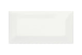 Anatolia Tile 3 X 6 Soho Canvas White Beveled Glossy Glazed Ceramic Wall Tile 4000-0161-1 Canvas White 3x6 Beveled - premium natural stone mosaic tile from Anatolia Tile, available at PoshHaus showroom in Keene, NH