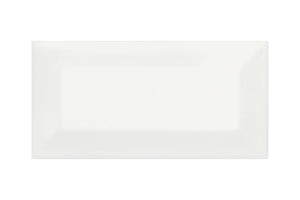 Anatolia Tile 3 X 6 Soho Canvas White Beveled Glossy Glazed Ceramic Wall Tile 4000-0161-1 Canvas White 3x6 Beveled - premium natural stone mosaic tile from Anatolia Tile, available at PoshHaus showroom in Keene, NH