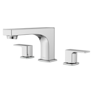 Pfirst Modern Roman Tub Faucet in Polished Chrome