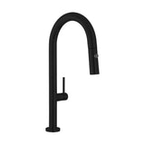 Chalet Single Handle, Pull-Down Kitchen Faucet in Matte Black