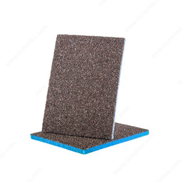 Uneeda EP34005G EKASILK PLUS 5mm (3/16") Sanding Sponge 76.2 mm x 101.6 mm (3"x 4") Hook & Loop, Ultra Fine