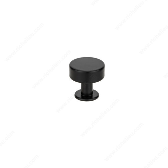 Richelieu BP236332900 Modern Metal Knob - 2363, Matte Black