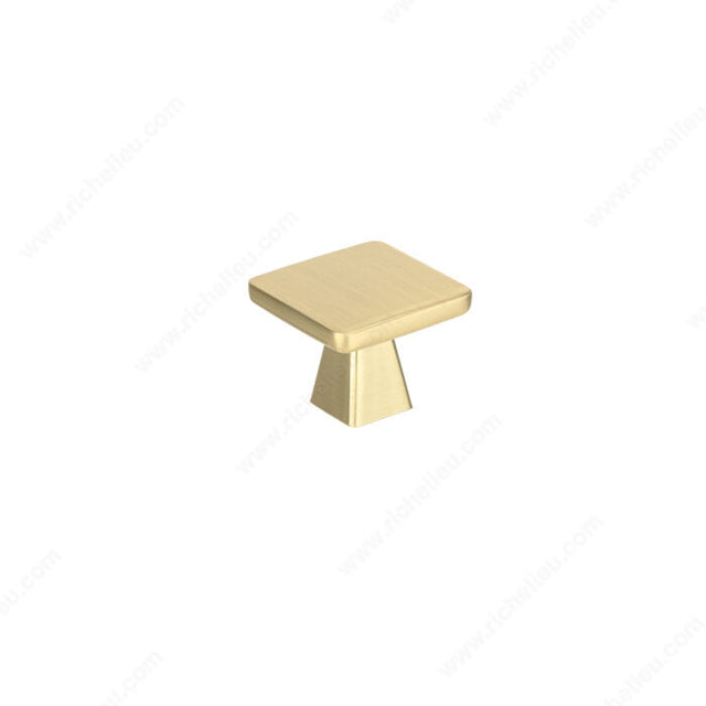 Richelieu BP236833160 Modern Metal Knob - 2368, Satin Brass
