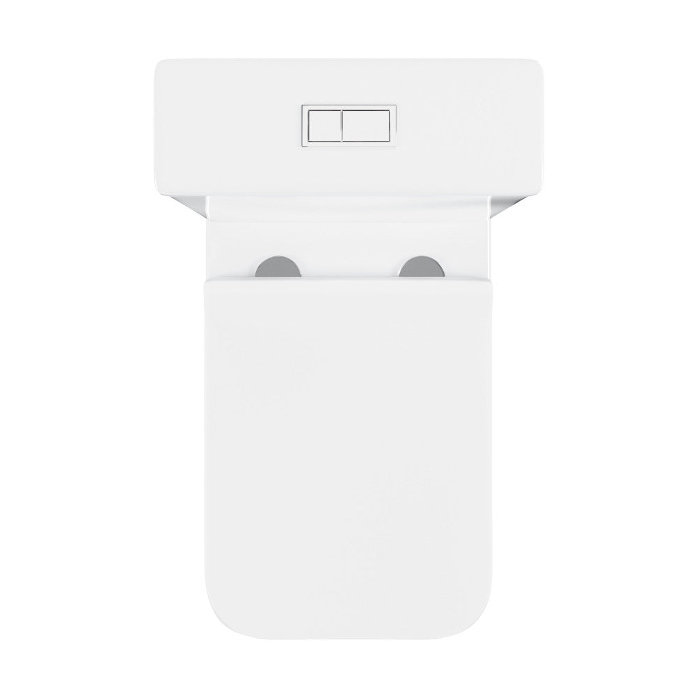 Rivoli Two-Piece Square Toilet Dual-Flush 1.1/1.6 gpf