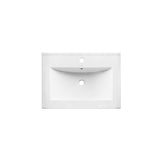 Pierre 24 Single, Open Shelf, Chrome Metal Frame Bathroom Vanity