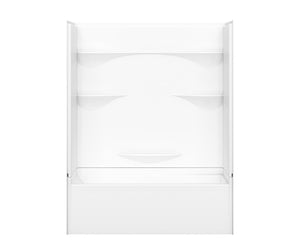 MAAX 141425-000-002-000 Olio Smooth 60 x 30 AcrylX Direct-to-Stud Three-Piece Wall Kit