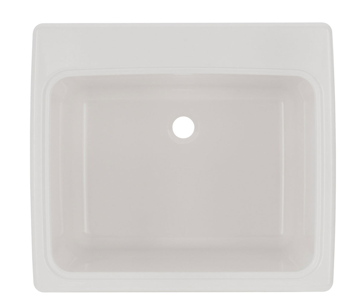 Swanstone SSUS 22 x 25 Swanstone Dual Mount Large Bowl Utility Sink in White SSUS1000.010