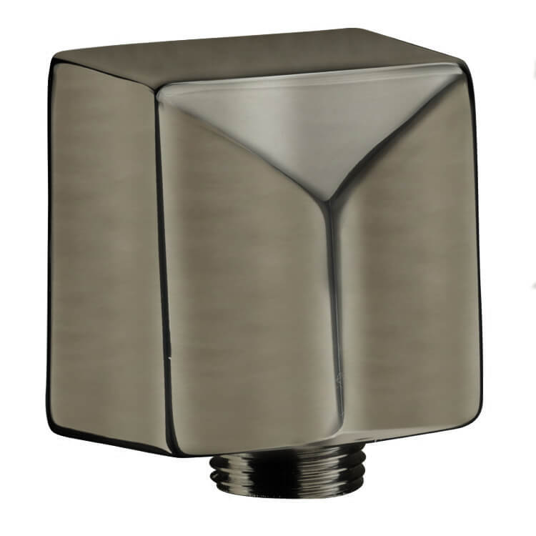 Squared Satin Nickel Water Punch Connection