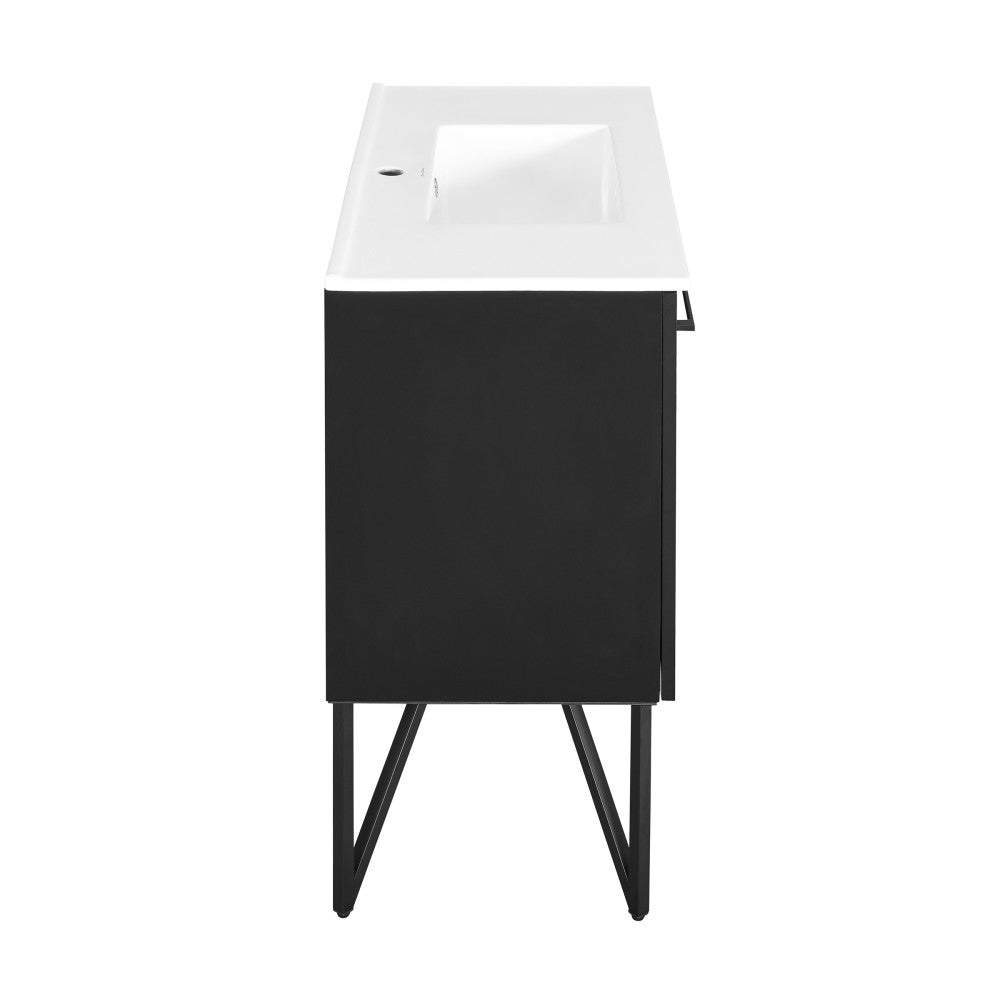 Annecy 36" Bathroom Vanity in Phantom Black