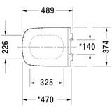 Duravit 0060590000 Durastyle Seat and Cover