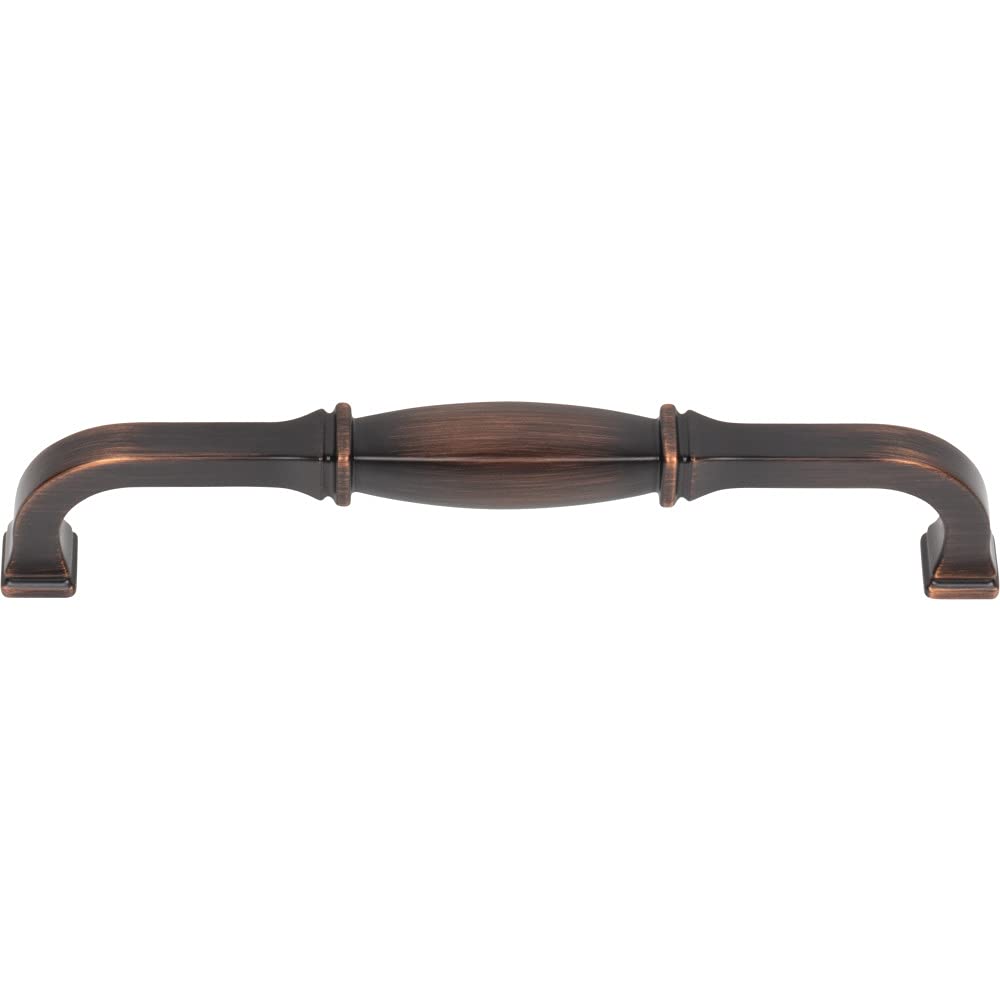 Jeffrey Alexander 278-160DBAC 160 mm Center-to-Center Brushed Oil Rubbed Bronze Audrey Cabinet Pull