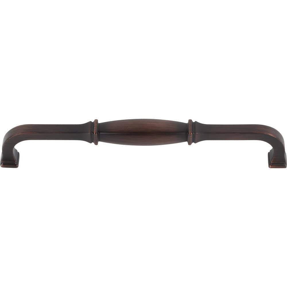 Jeffrey Alexander 278-192DBAC 192 mm Center-to-Center Brushed Oil Rubbed Bronze Audrey Cabinet Pull