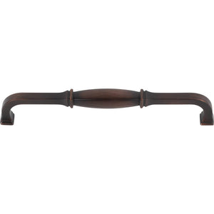 Jeffrey Alexander 278-192DBAC 192 mm Center-to-Center Brushed Oil Rubbed Bronze Audrey Cabinet Pull