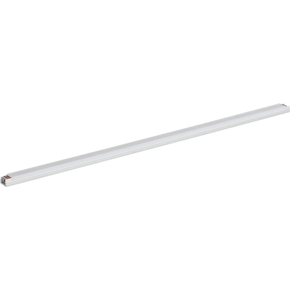 Task Lighting LR1P724V21-03W4 18-7/16" 148 Lumens 24-volt Accent Output Linear Fixture, Fits 21" Wall Cabinet, 3 Watts, Flat 007 Profile, Single-white, Cool White 4000K