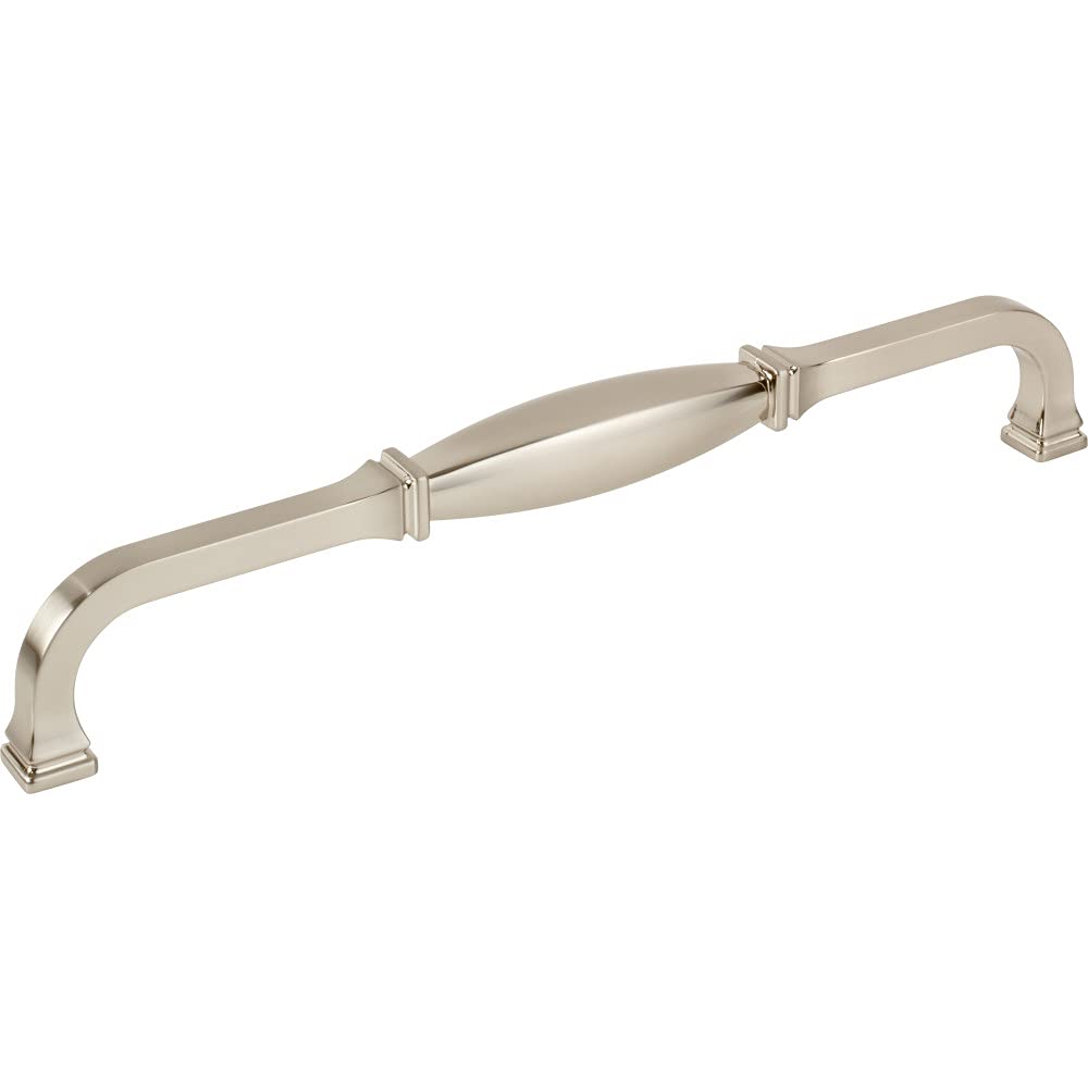 Jeffrey Alexander 278-12SN 12" Center-to-Center Satin Nickel Audrey Appliance Handle