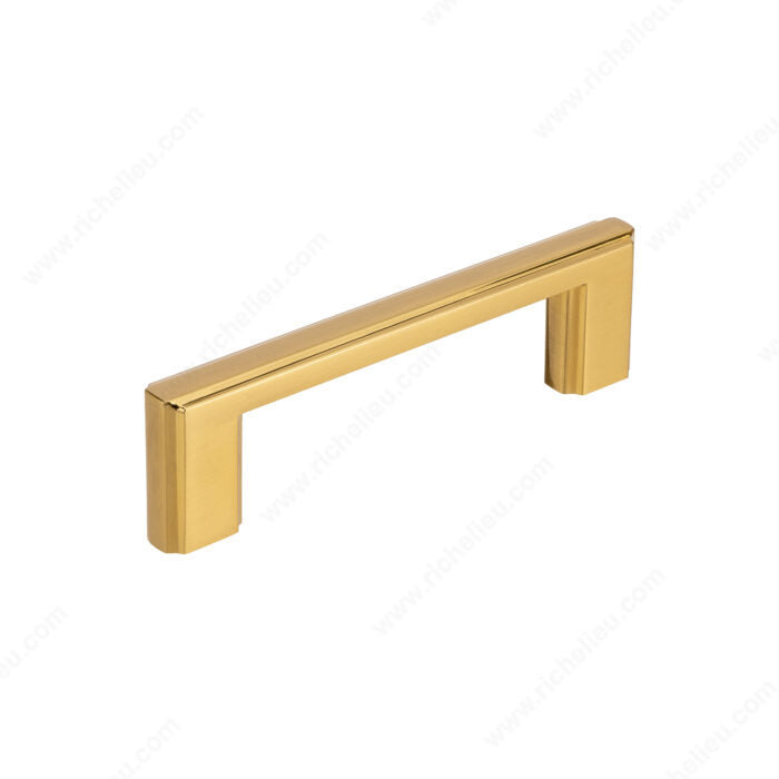 Richelieu BP865596195 Modern Metal Pull - 8655, Brushed Nickel, 3 25/32 in, 4 7/8 in, 25/32 in, 1/2 in