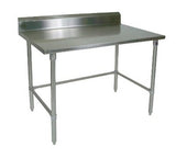 John Boos ST6R5-2472GBK Work Table - 72" 72"W x 24"D stainless steel