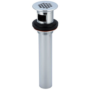 Central Brass 3105 Vandal-Resistant Grid Drain in Polished Chrome