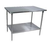 John Boos ST6-36120SSK Work Table - 120" 120"W x 36"D stainless steel